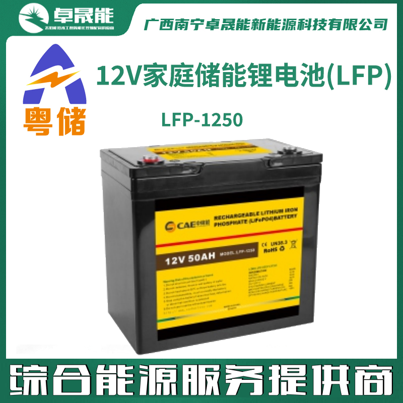 粤储12V家庭储能锂电池(LFP)